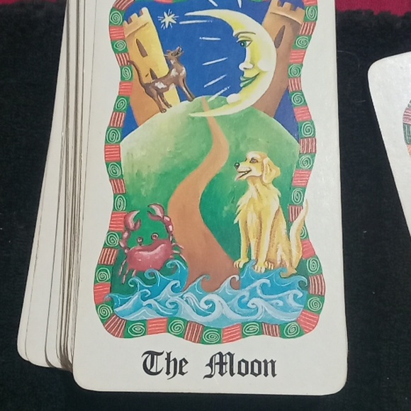 VINTAGE TAROT DECK! Hard to Find- BY Sasha Fenton out of print 90s! - Picture 3 of 3